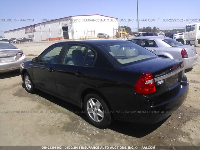1G1ZT54815F237198 - 2005 CHEVROLET MALIBU LS 黑色 照片 3