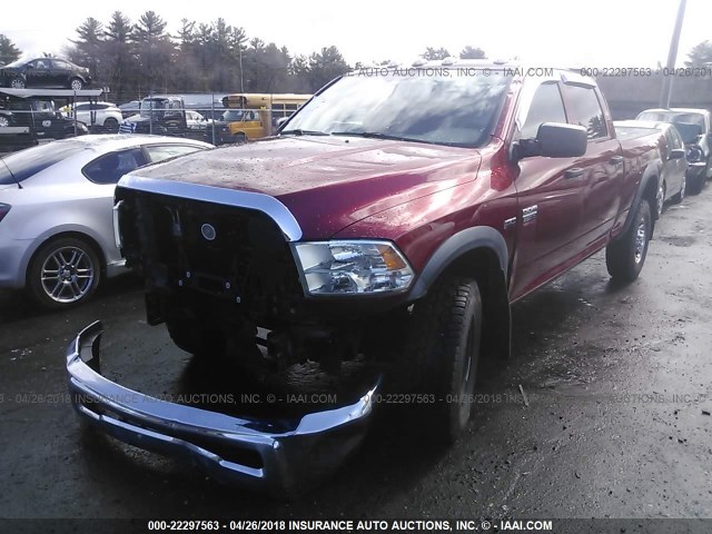 3C6TD5CT0CG348568 - 2012 DODGE RAM 2500 ST RED photo 2