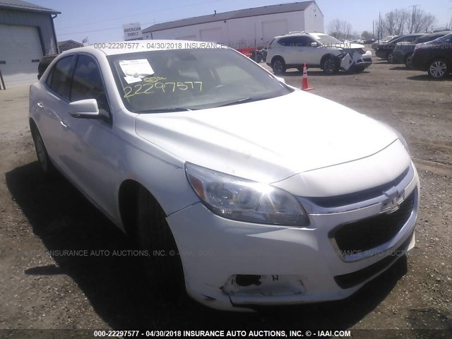 1G11C5SL8EF272132 - 2014 CHEVROLET MALIBU 1LT WHITE photo 1
