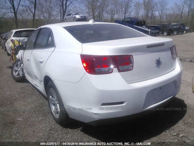 1G11C5SL8EF272132 - 2014 CHEVROLET MALIBU 1LT WHITE photo 3