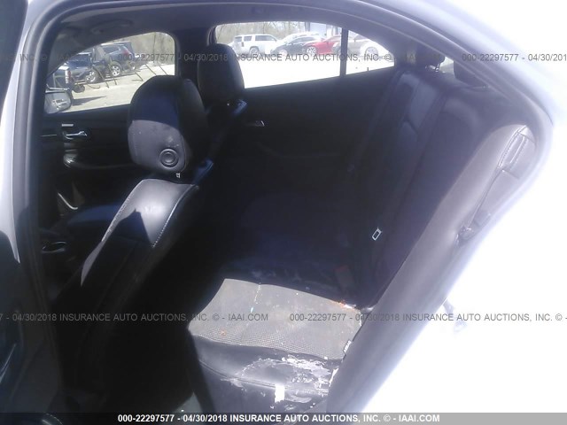 1G11C5SL8EF272132 - 2014 CHEVROLET MALIBU 1LT WHITE photo 8