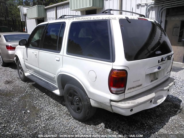 1FMDU65P5YZA12002 - 2000 FORD EXPLORER LIMITED WHITE photo 3