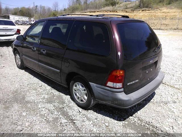 2FMZA5145XBC55475 - 1999 FORD WINDSTAR LX BURGUNDY photo 2