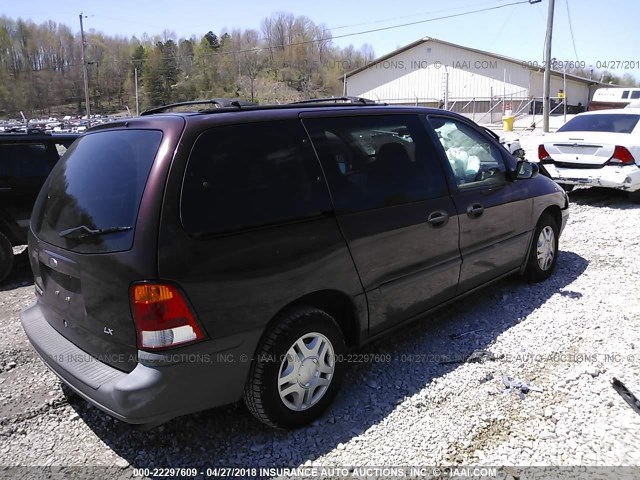 2FMZA5145XBC55475 - 1999 FORD WINDSTAR LX BURGUNDY photo 3