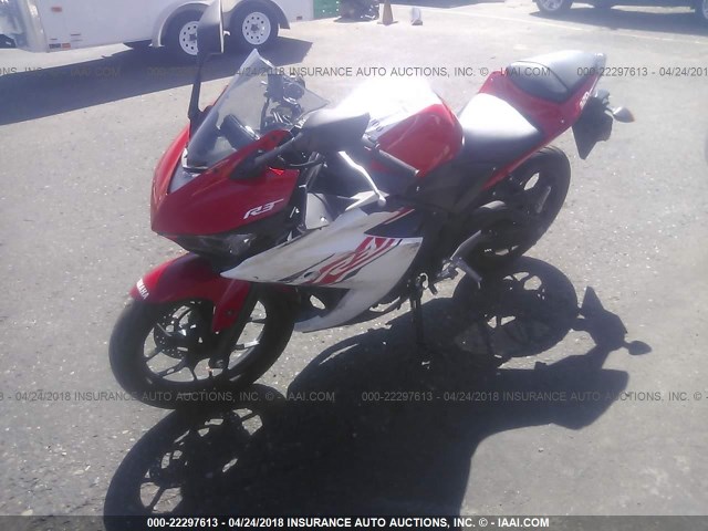 MH3RH06YXFK002351 - 2015 YAMAHA YZFR3 RED photo 2