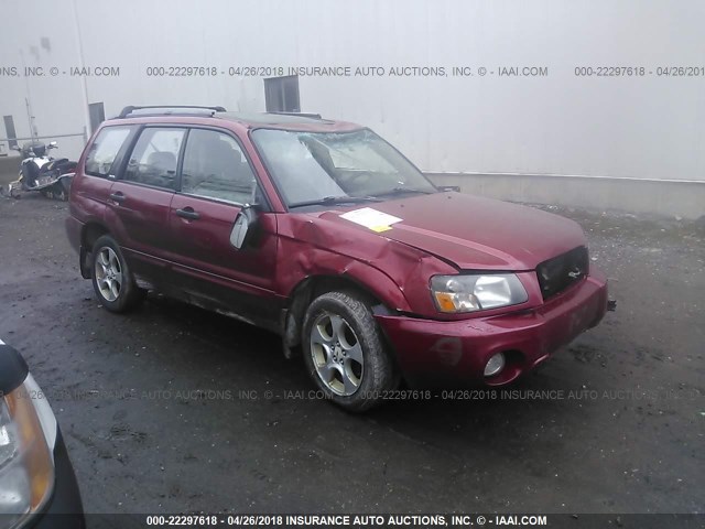 JF1SG65613H708340 - 2003 SUBARU FORESTER 2.5XS მუქწითელი ფოტო 1
