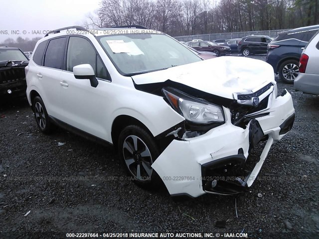 JF2SJAJC0JH466228 - 2018 SUBARU FORESTER 2.5I LIMITED WHITE photo 1