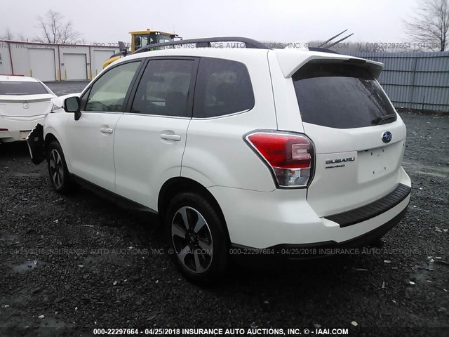 JF2SJAJC0JH466228 - 2018 SUBARU FORESTER 2.5I LIMITED WHITE photo 3