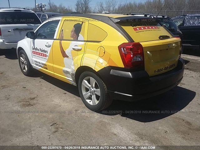 1B3CB3HA5BD296989 - 2011 DODGE CALIBER MAINSTREET WHITE photo 3