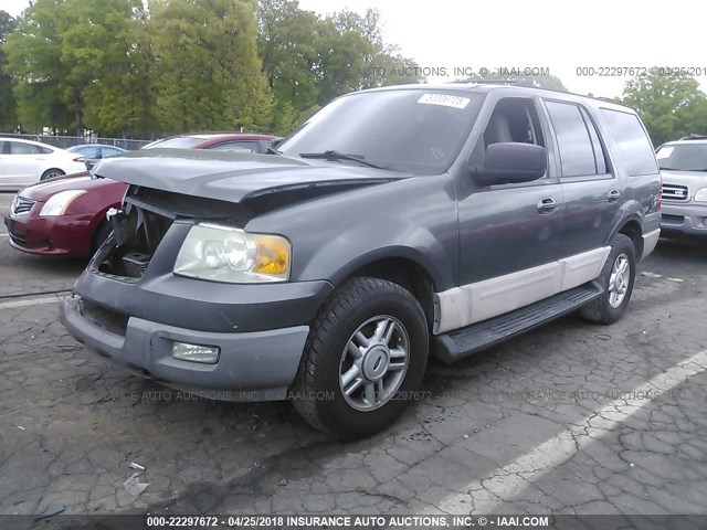 1FMFU16W73LC60281 - 2003 FORD EXPEDITION XLT GRAY photo 2