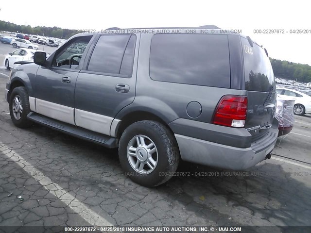 1FMFU16W73LC60281 - 2003 FORD EXPEDITION XLT ნაცრისფერი ფოტო 3