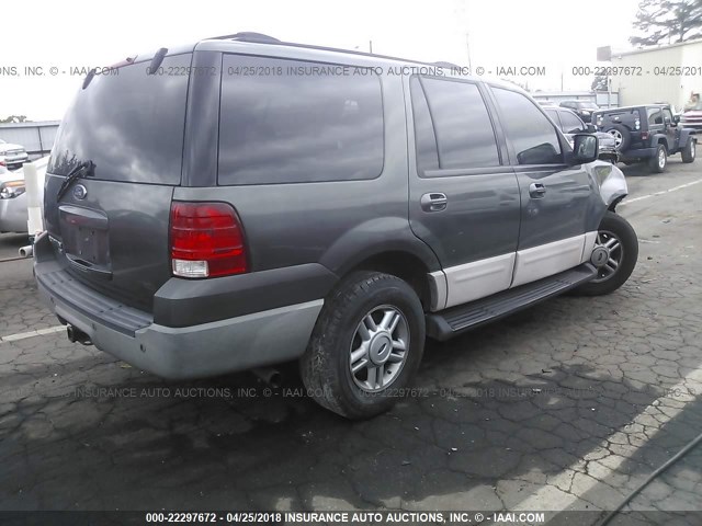 1FMFU16W73LC60281 - 2003 FORD EXPEDITION XLT ნაცრისფერი ფოტო 4