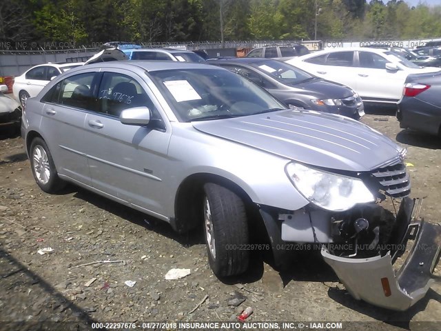 1C3LC56KX8N193755 - 2008 CHRYSLER SEBRING TOURING SILVER photo 1