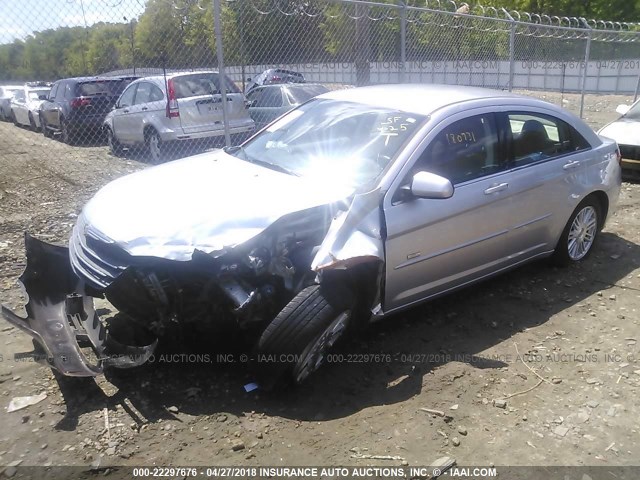 1C3LC56KX8N193755 - 2008 CHRYSLER SEBRING TOURING SILVER photo 2