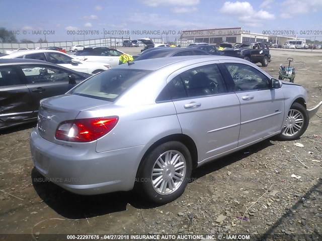 1C3LC56KX8N193755 - 2008 CHRYSLER SEBRING TOURING SILVER photo 4