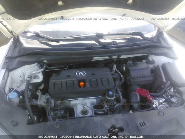 19VDE1F77DE014710 - 2013 ACURA ILX 20 TECH WHITE photo 10