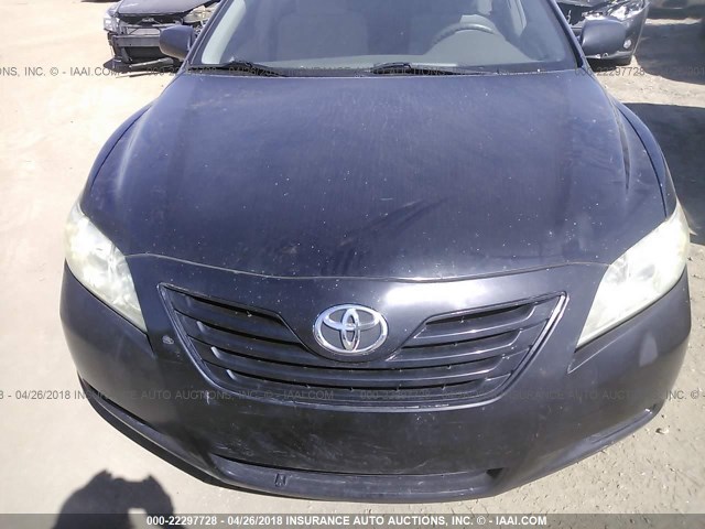 4T1BE46K67U520325 - 2007 TOYOTA CAMRY NEW GENERAT CE/LE/XLE/SE BLACK photo 6