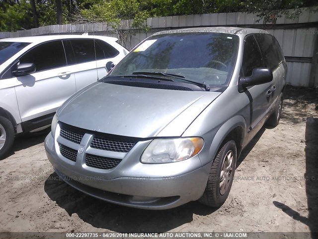 1D4GP24R54B522263 - 2004 DODGE GRAND CARAVAN SE GRAY photo 1