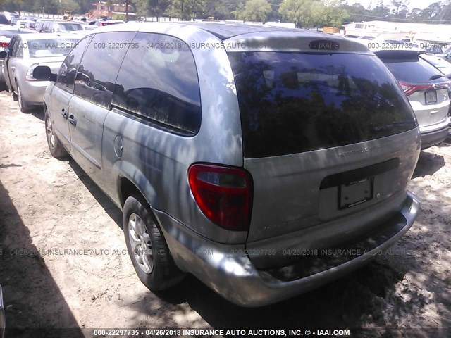 1D4GP24R54B522263 - 2004 DODGE GRAND CARAVAN SE GRAY photo 3