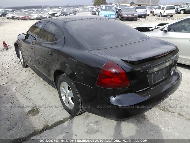 2G2WP552581123634 - 2008 PONTIAC GRAND PRIX BLACK photo 3