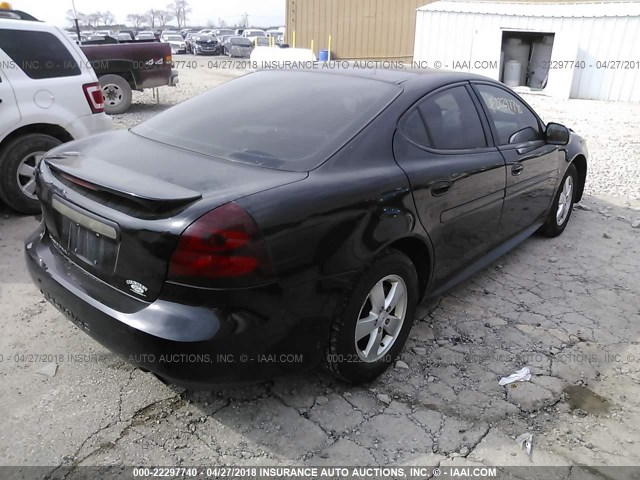 2G2WP552581123634 - 2008 PONTIAC GRAND PRIX BLACK photo 4