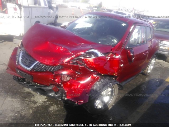 JN8AF5MV7DT220315 - 2013 NISSAN JUKE S/SV/SL RED photo 2