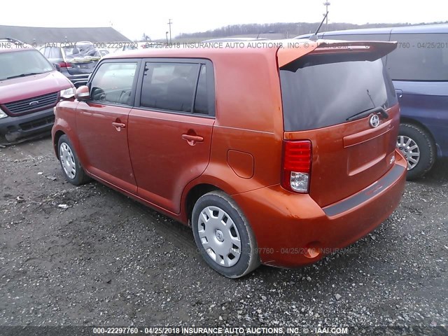 JTLZE4FE2CJ009109 - 2012 TOYOTA SCION XB ნარინჯისფერი ფოტო 3