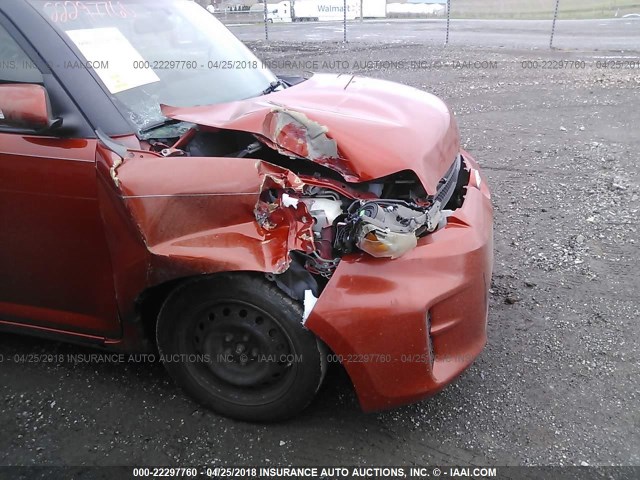 JTLZE4FE2CJ009109 - 2012 TOYOTA SCION XB ნარინჯისფერი ფოტო 6