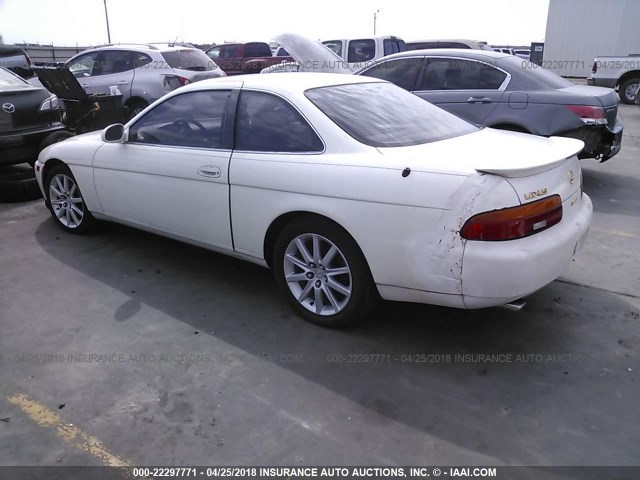 JT8UZ30C9P0027628 - 1993 LEXUS SC 400 WHITE photo 3