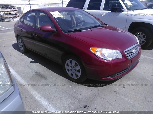 KMHDU46D67U076733 - 2007 HYUNDAI ELANTRA GLS/SE/LIMITED RED photo 1