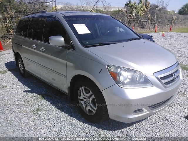 5FNRL38787B120013 - 2007 HONDA ODYSSEY EXL ვერცხლისფერი ფოტო 1