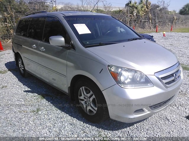 5FNRL38787B120013 - 2007 HONDA ODYSSEY EXL SILVER photo 1