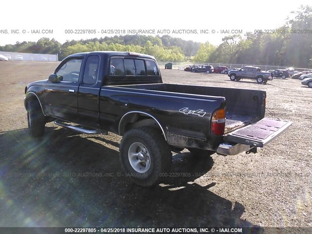 4TAWN72N8XZ440482 - 1999 TOYOTA TACOMA XTRACAB BLACK photo 3