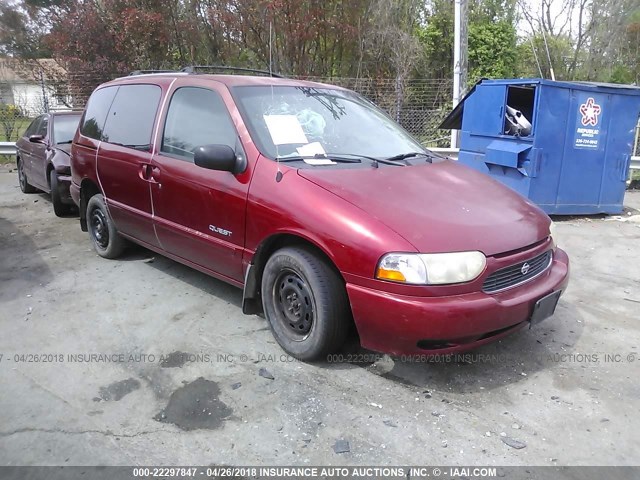 4N2XN11T2XD824239 - 1999 NISSAN QUEST SE/GLE/GXE RED photo 1