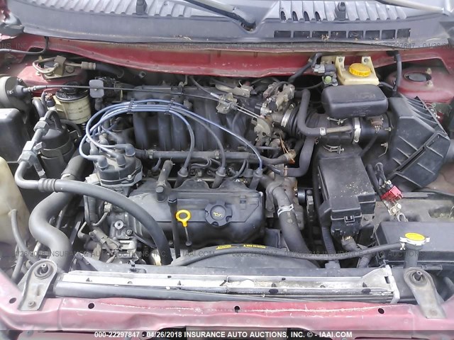 4N2XN11T2XD824239 - 1999 NISSAN QUEST SE/GLE/GXE RED photo 10