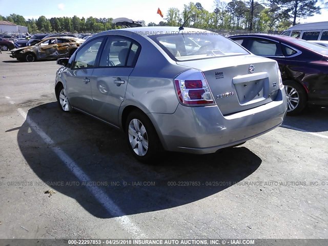 3N1AB61E67L648437 - 2007 NISSAN SENTRA 2.0/2.0S/2.0SL SILVER photo 3