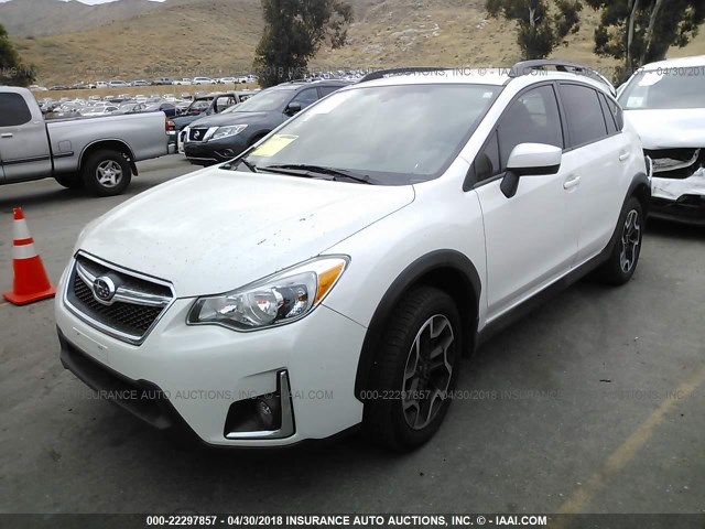 JF2GPADC1HH238703 - 2017 SUBARU CROSSTREK PREMIUM WHITE photo 2