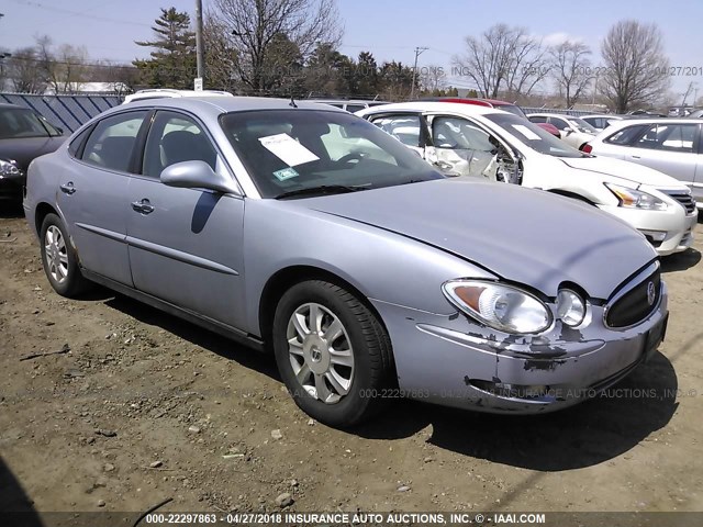 2G4WC532651296581 - 2005 BUICK LACROSSE CX SILVER photo 1