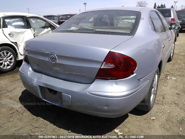 2G4WC532651296581 - 2005 BUICK LACROSSE CX SILVER photo 6