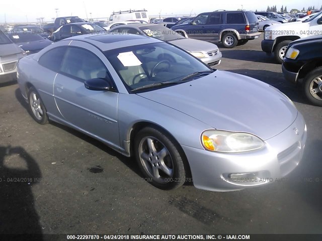 4B3AG52H31E006167 - 2001 DODGE STRATUS R/T SILVER photo 1