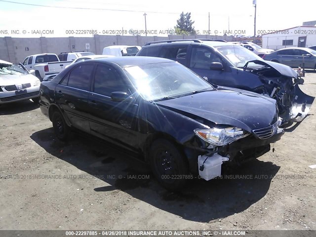 4T1BE32K95U041457 - 2005 TOYOTA CAMRY LE/XLE/SE შავი ფოტო 1