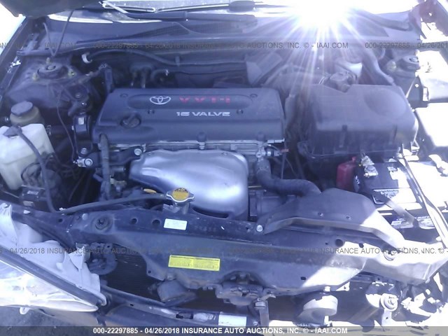 4T1BE32K95U041457 - 2005 TOYOTA CAMRY LE/XLE/SE შავი ფოტო 10