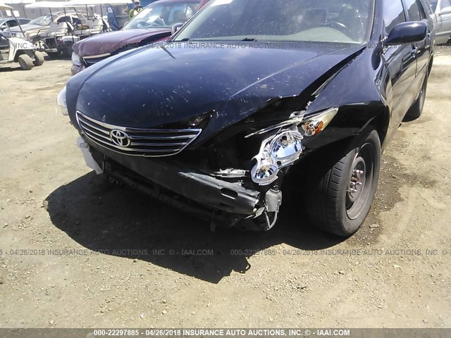 4T1BE32K95U041457 - 2005 TOYOTA CAMRY LE/XLE/SE შავი ფოტო 6