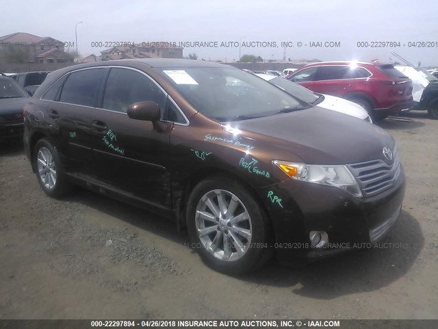 4T3ZA3BB2AU029453 - 2010 TOYOTA VENZA BROWN photo 1