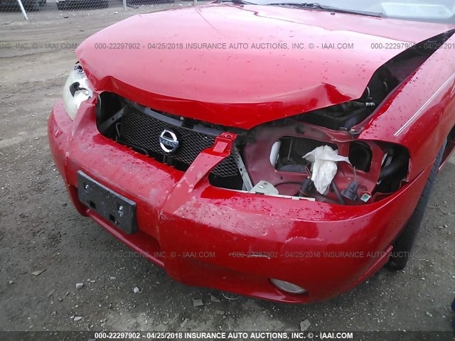 3N1AB51D02L707041 - 2002 NISSAN SENTRA SE-R SPEC V RED photo 6