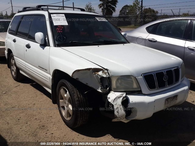 JF1SF65691G721990 - 2001 SUBARU FORESTER S 白色 照片 1
