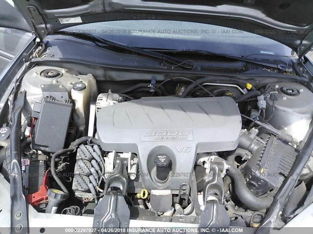 2G2WP552781118869 - 2008 PONTIAC GRAND PRIX GRAY photo 10