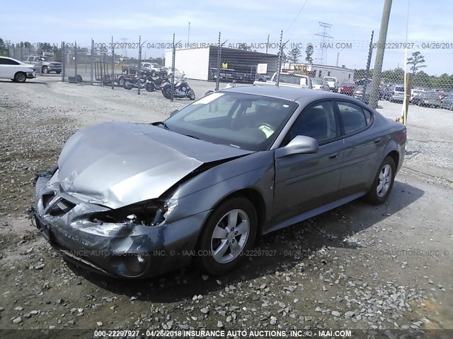 2G2WP552781118869 - 2008 PONTIAC GRAND PRIX GRAY photo 2