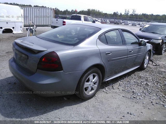 2G2WP552781118869 - 2008 PONTIAC GRAND PRIX GRAY photo 4