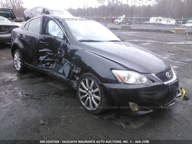 JTHCK262582024904 - 2008 LEXUS IS 250 BLACK photo 1